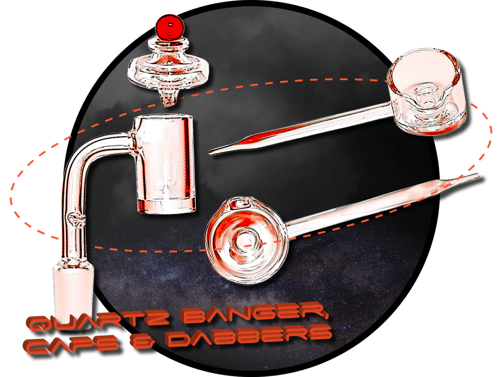 Quartz Bangers, Caps & Dabbers