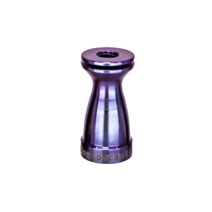 Titanium Female Nail Body 14mm, 10mm | Anodized Purple-Blue Profile View | the dabbing specialists