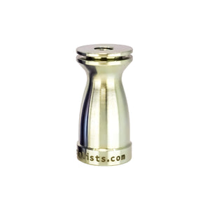 Titanium Female Nail Body 18mm, 14mm | Anodized Gold Color Profile View | TDS