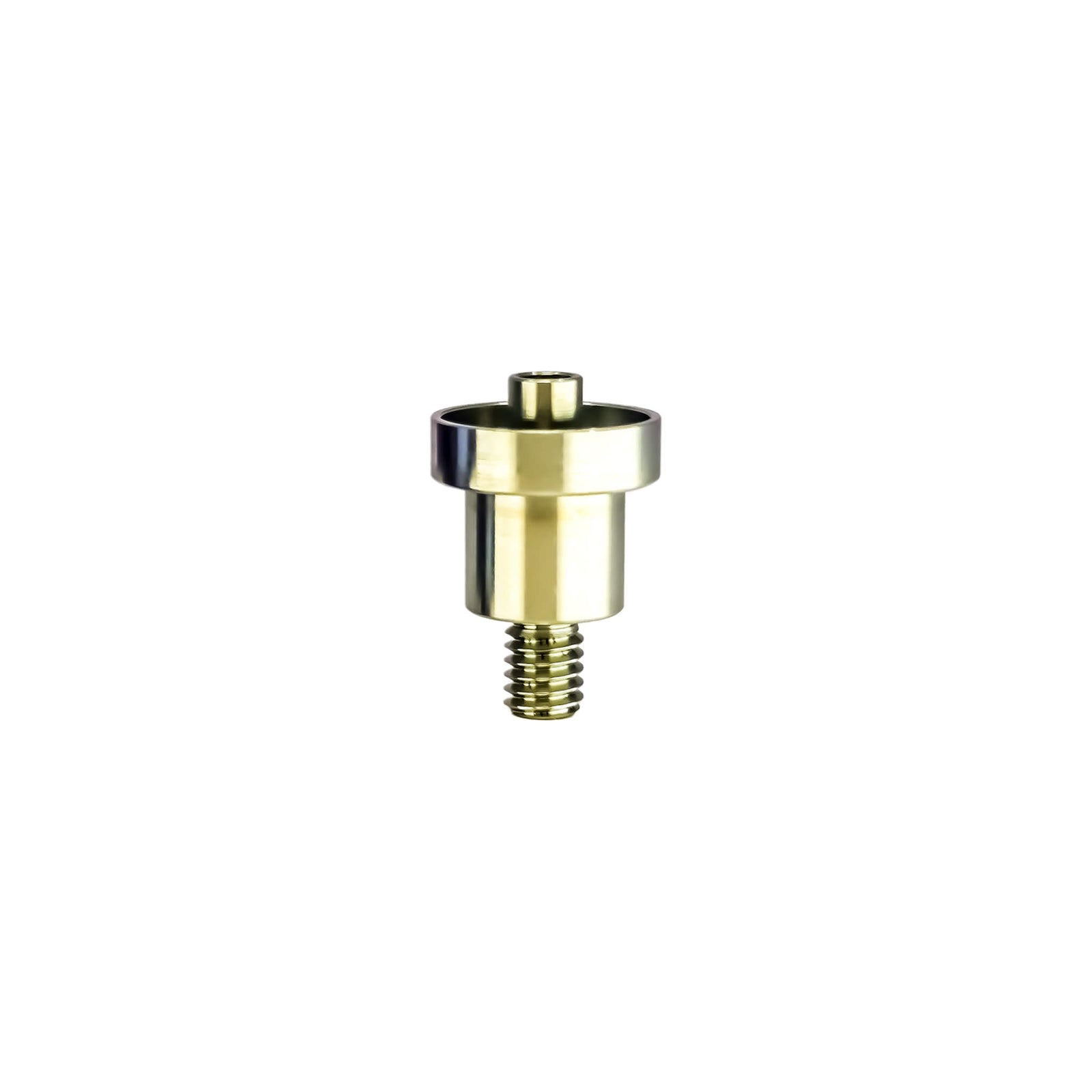 Titanium Nail for 16mm Coil | Side View | Anodized Gold | the dabbing specialists