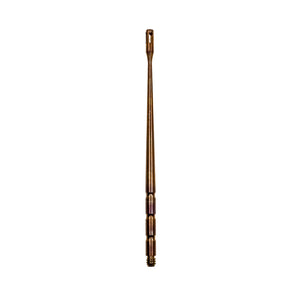 Titanium Dab Stick - Claw Shovel | Anodized Rosewood Profile View | the dabbing specialists