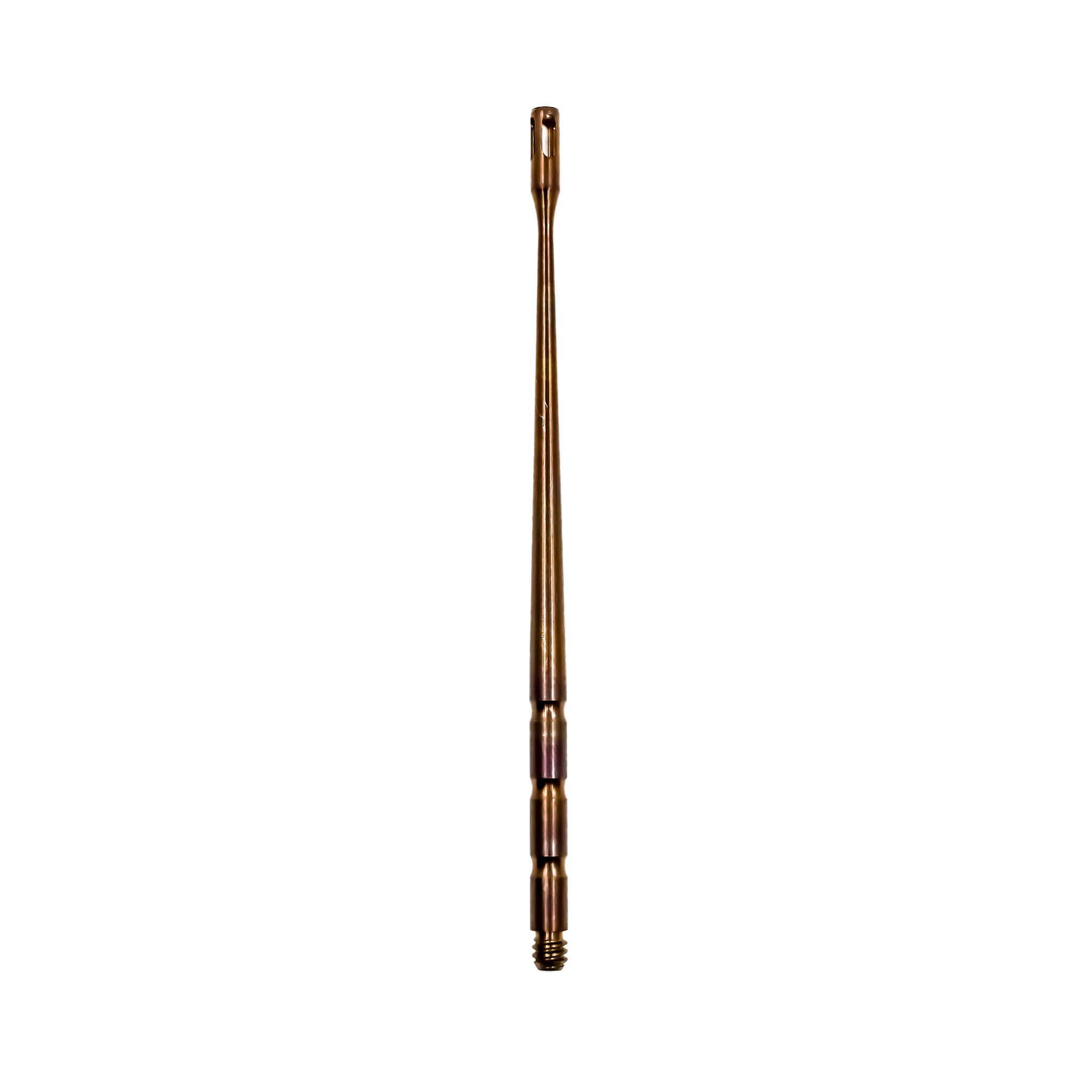 Titanium Dab Stick - Claw Shovel | Anodized Rosewood Profile View | the dabbing specialists