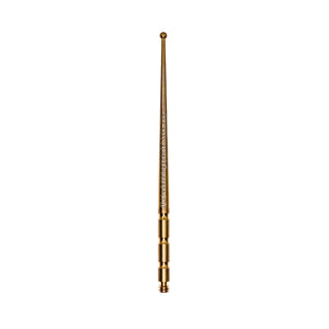 Titanium Dab Stick - Scoop Ball | Anodized Amber Scoop Ball View | the dabbing specialists