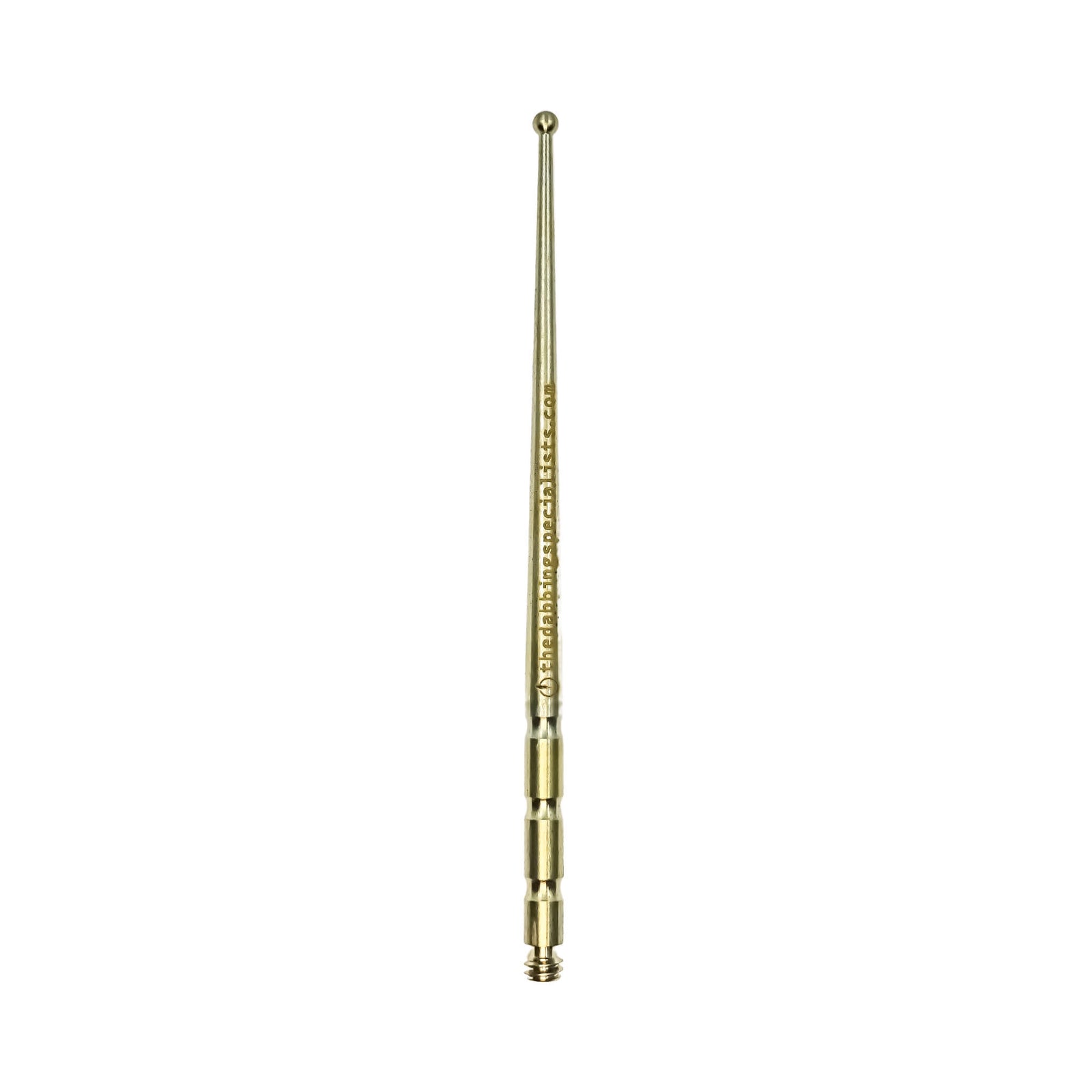 Titanium Dab Stick - Scoop Ball | Anodized Rosewood Scoop Ball View | the dabbing specialists
