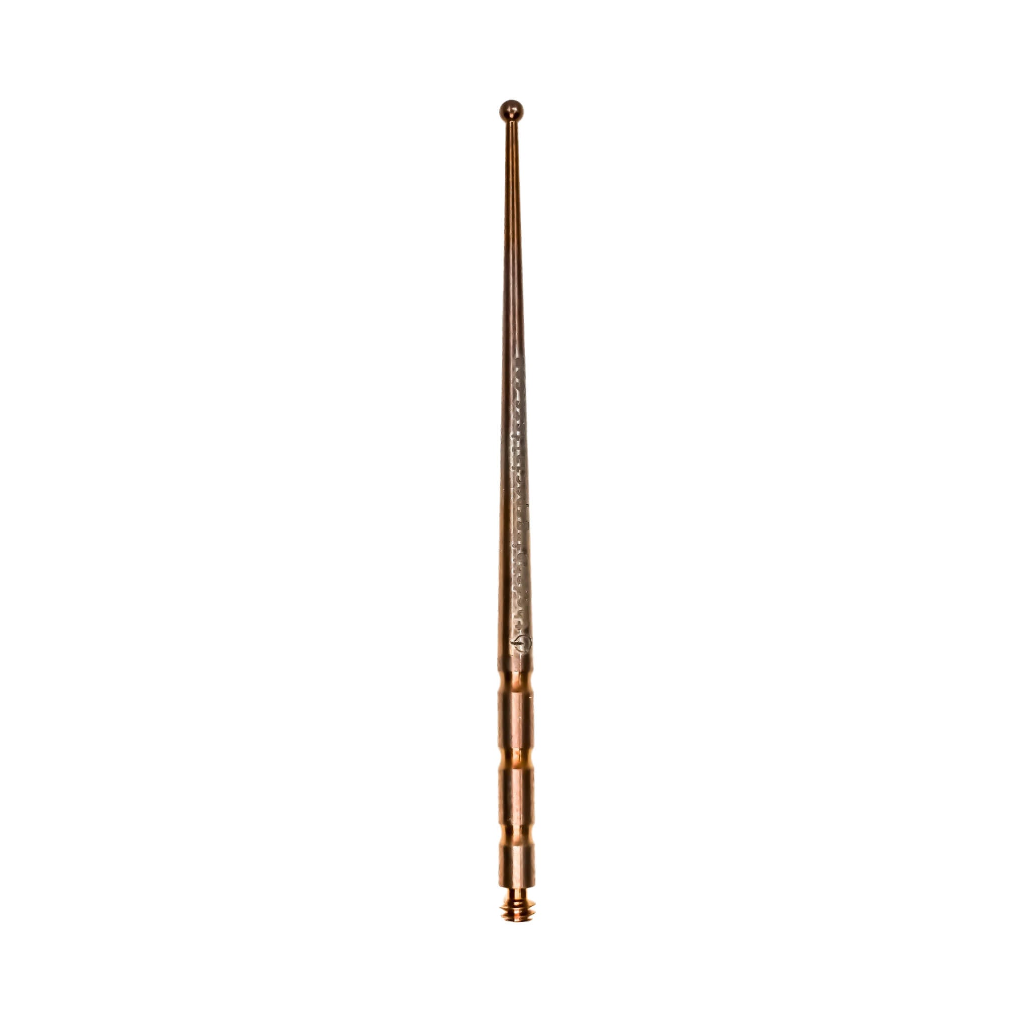 Titanium Dab Stick - Scoop Ball | Anodized Rosewood Scoop Ball View | the dabbing specialists