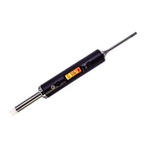 Dab Nail Thermometer | Angled Orange Temp Screen View | the dabbing specialists
