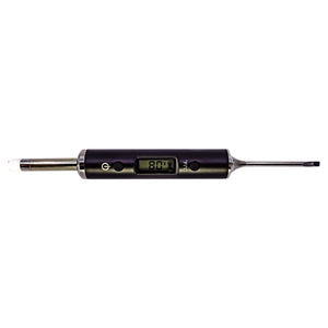 Dab Nail Thermometer | Horizontal Monochrome Temp Screen View | the dabbing specialists