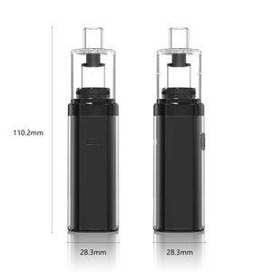 Zylo Portable Concentrate E-Rig Kit | Black Profile Dimension Image | TDS