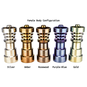 4-N-1 Titanium Nail Kit | All Five Color Variation View Female Bodied | the dabbing specialists