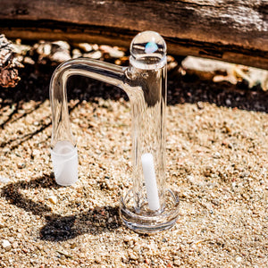 Full Weld Control Tower Banger Kit | Control Tower Opaque Quartz Pillar Opal Marble | tds