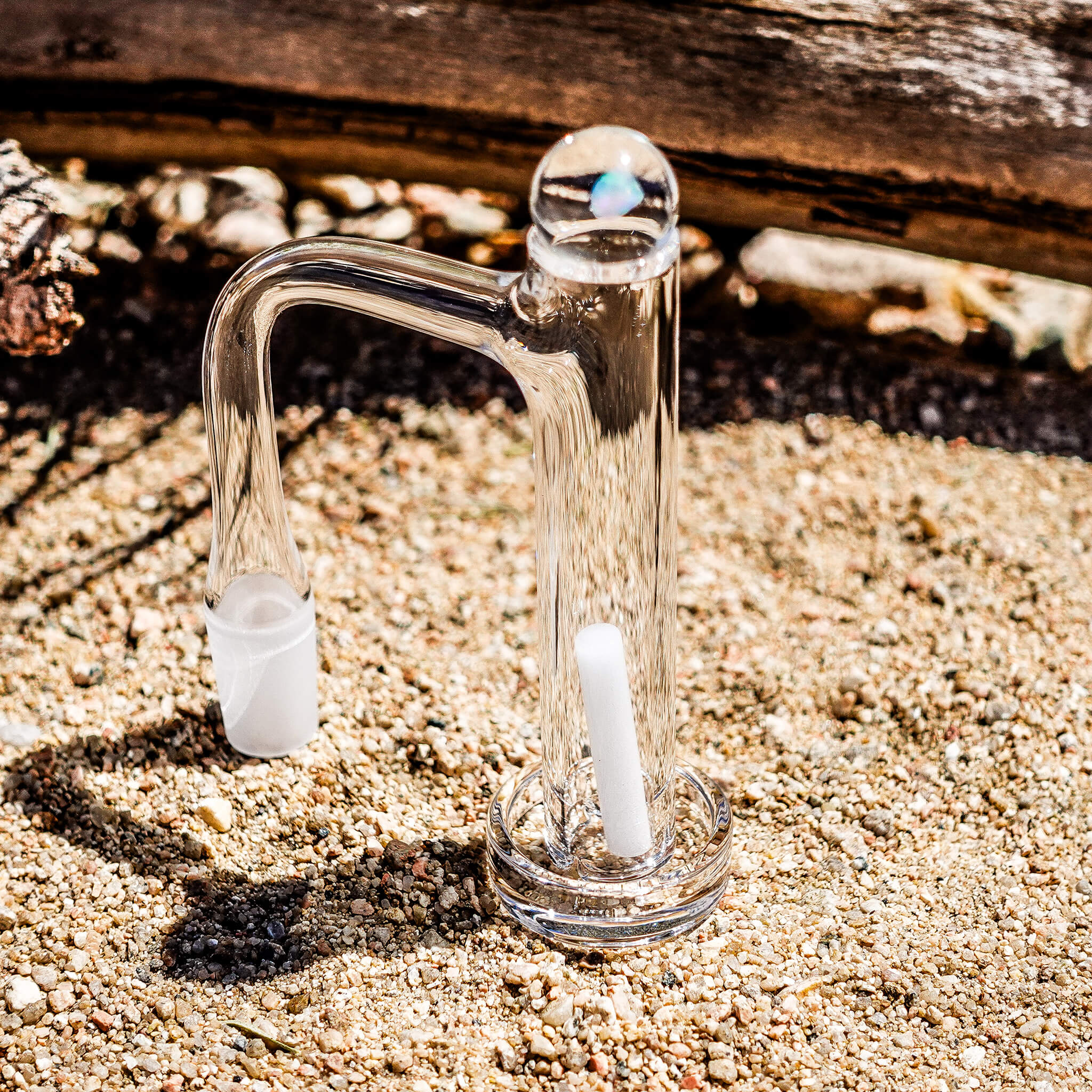 Full Weld Control Tower Banger Kit | Control Tower Opaque Quartz Pillar Opal Marble | tds