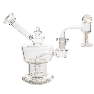 Regal Water Tank Bubbler | Dab Bubblers & Pipes | Regal With Terp Slurper Orange View | TDS