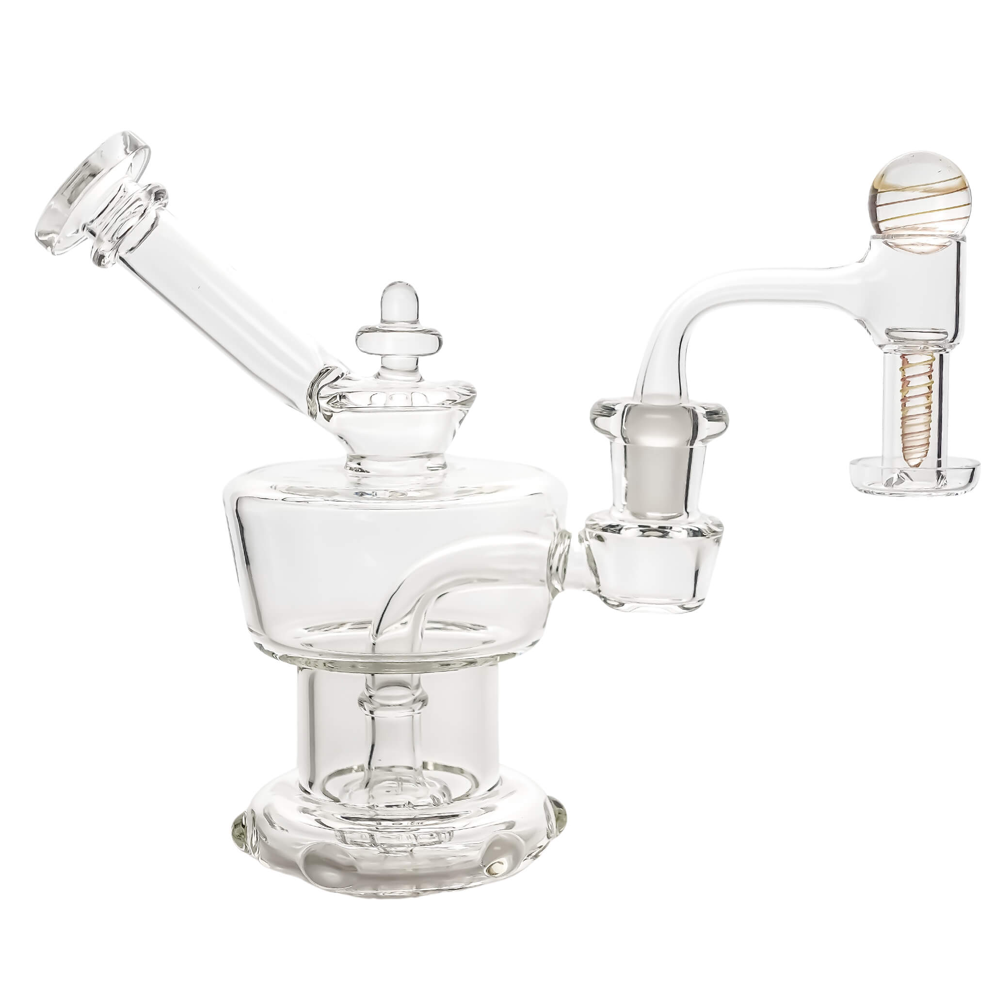 Regal Water Tank Bubbler | Dab Bubblers & Pipes | Regal With Terp Slurper Orange View | TDS