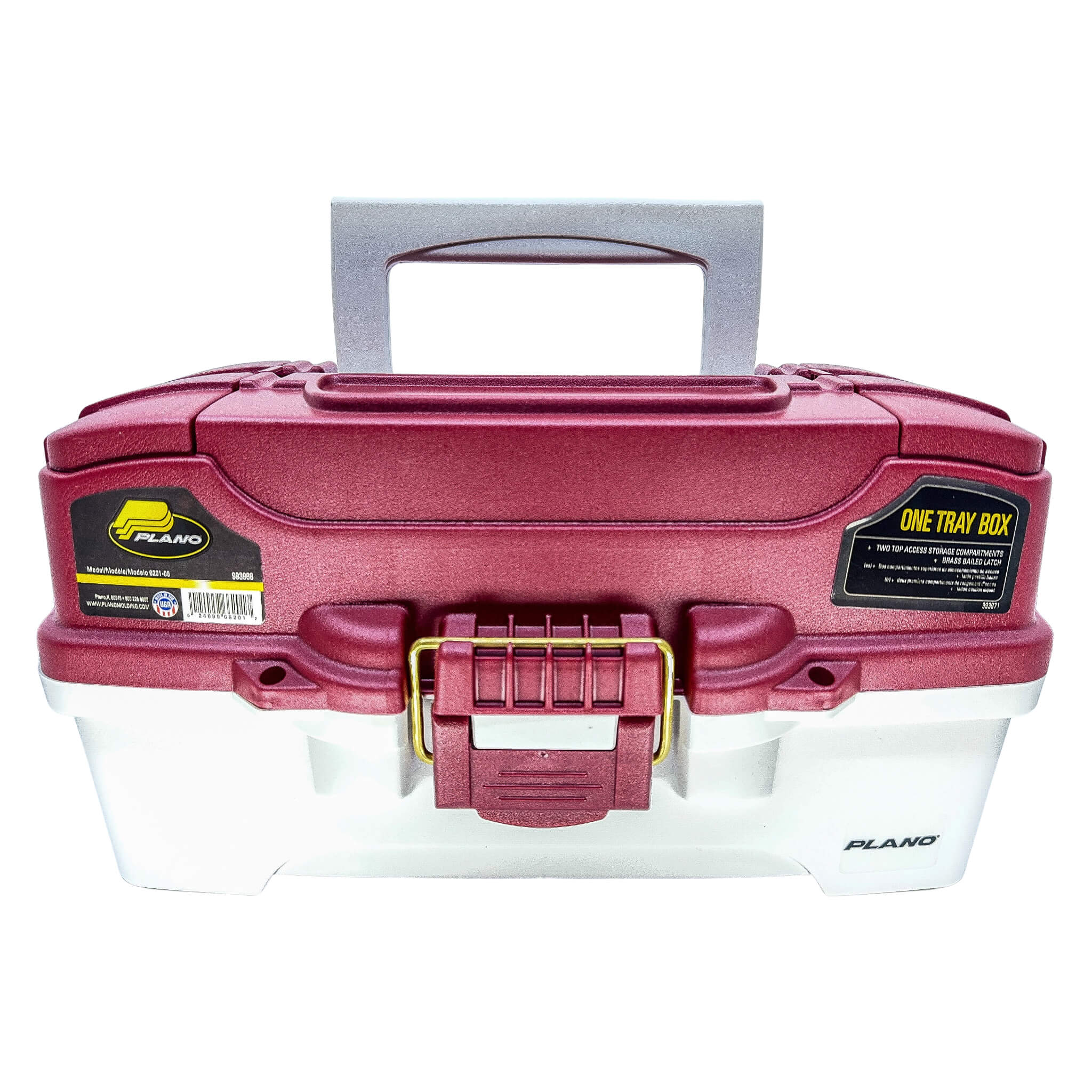 Plano Dab Tackle Box E-Nail Kit | Profile Maroon Front View | the dabbing specialists