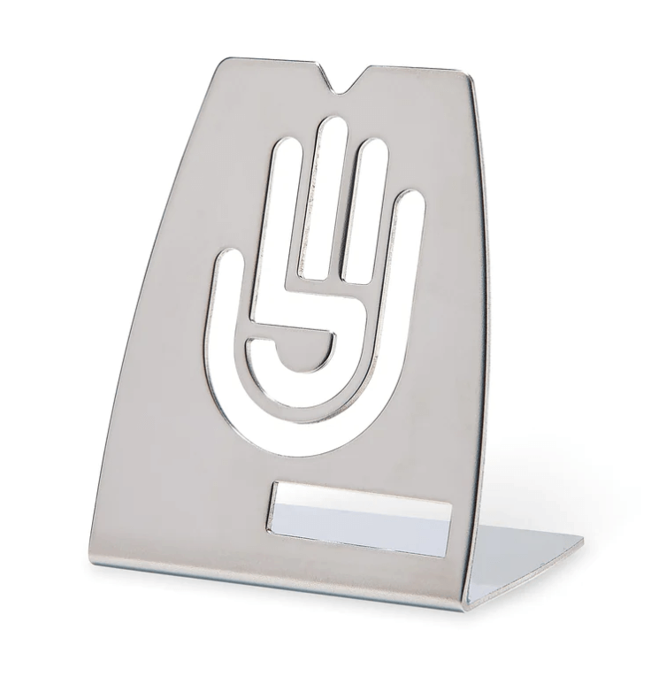 High Five V2 Coil Stand | Silver Coil Stand View | the dabbing specialists