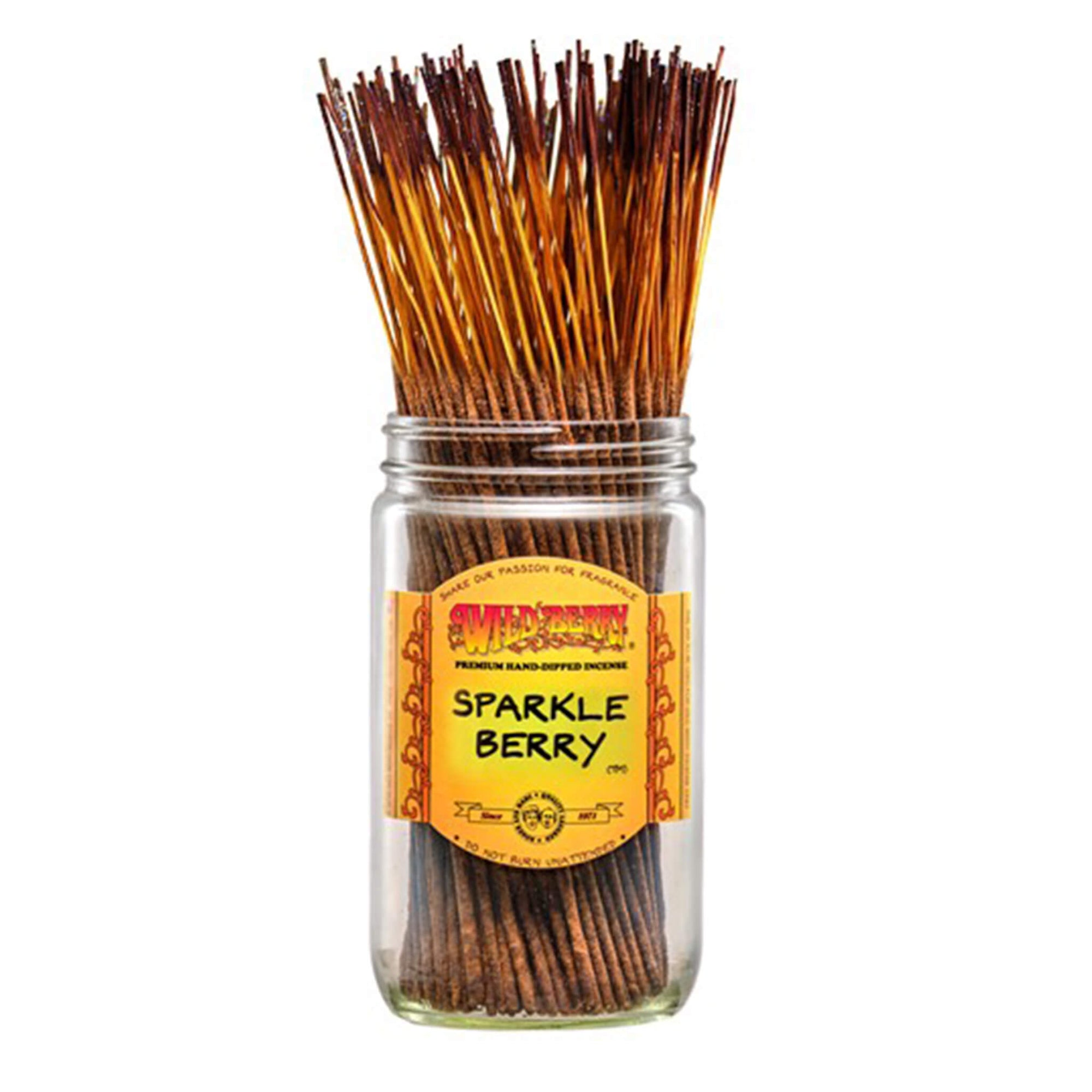 Sparkle Berry™ Incense Sticks | Profile In Jar View | the dabbing specialists