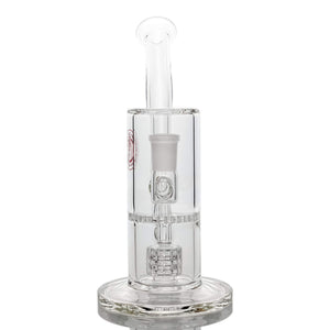 Reborn Precision Mini Dual Bubbler | Female Jointed Front Face View | the dabbing specialists