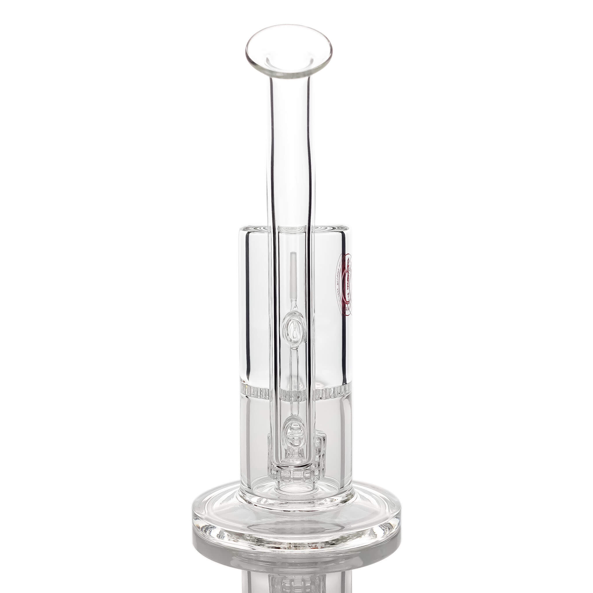 Reborn Precision Mini Dual Bubbler | Male Jointed Rear View | the dabbing specialists