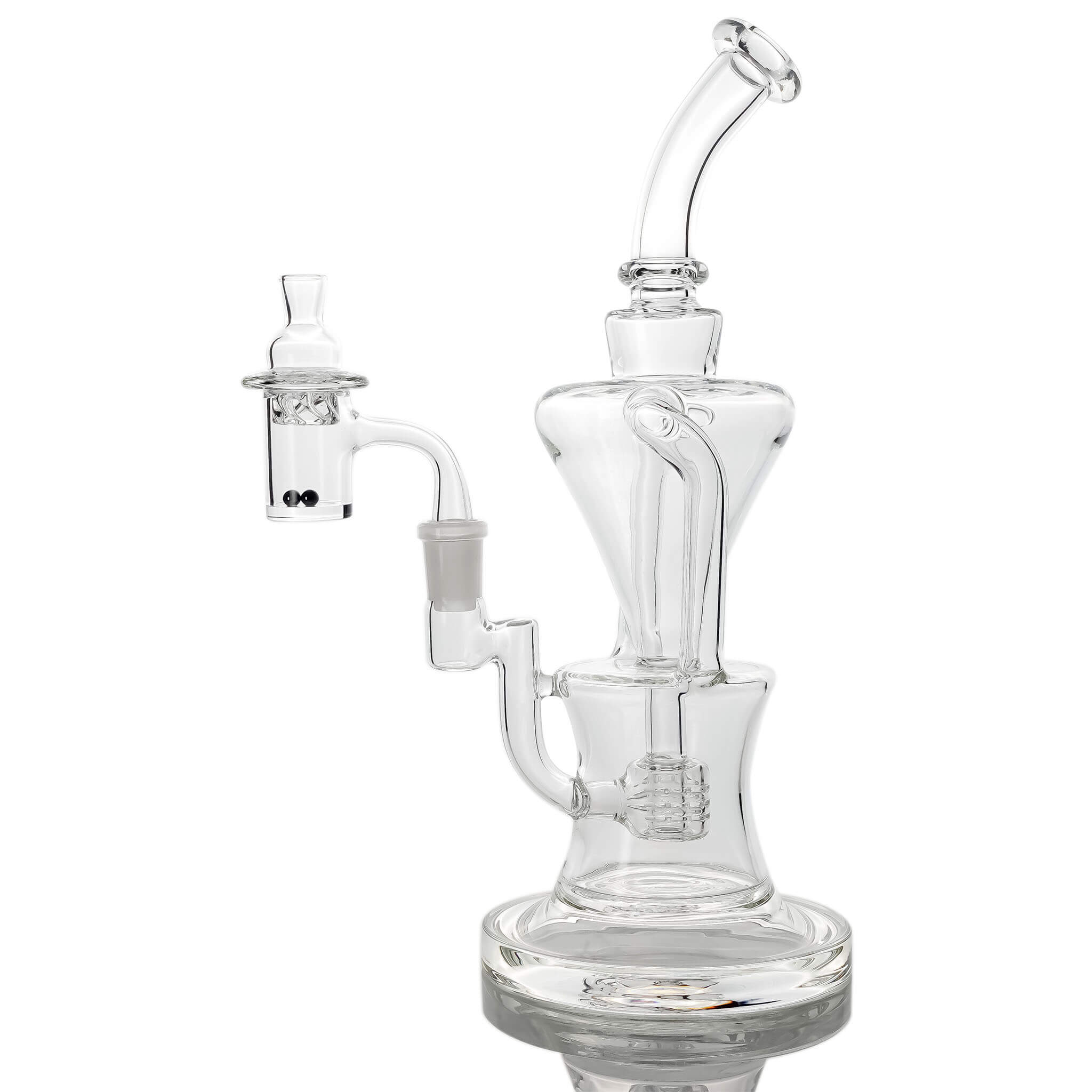 Futurus Recycler 25mm Full Weld Dab Kit | Dab Kit SiC Pearls View | the dabbing specialists