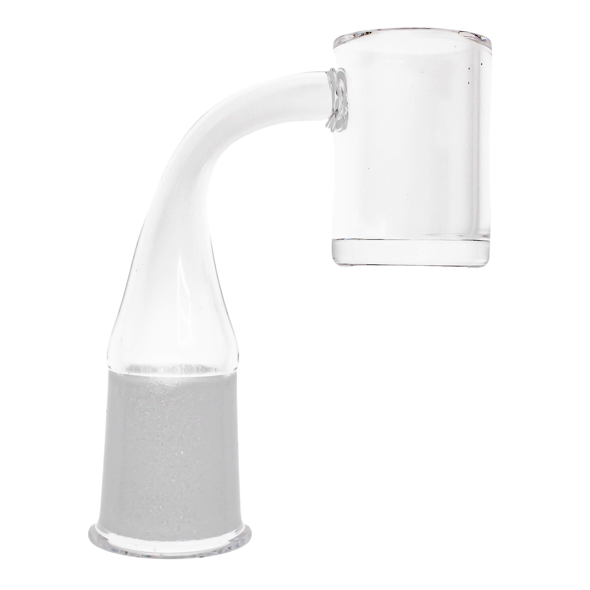 25mm Quartz Banger - Beveled Edge - Clear Bottom | 18mm Female View | the dabbing specialists
