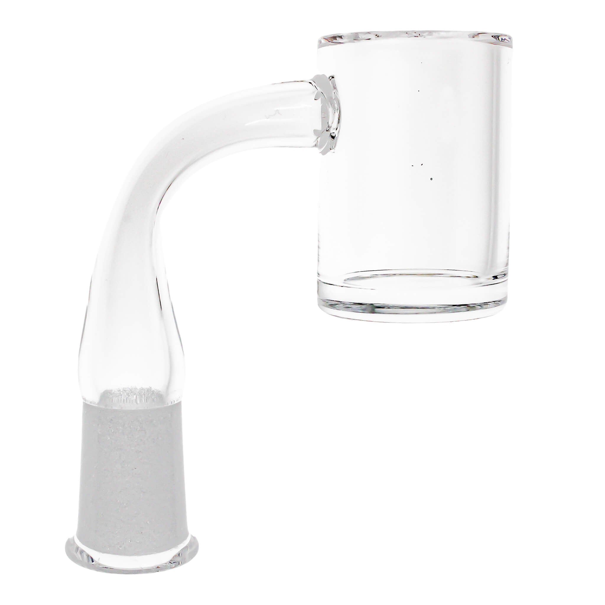 25mm Quartz Banger - Beveled Edge - Clear Bottom | 10mm Female View | the dabbing specialists