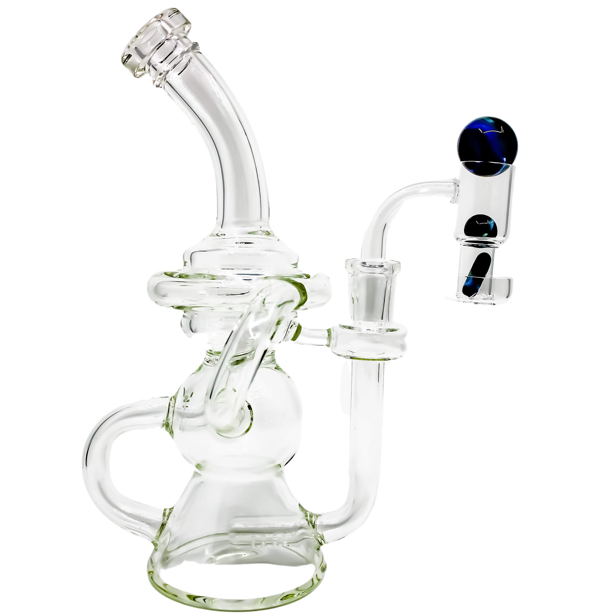 Vornadic Klein Recycler Slurper Dab Kit | Green-Yellow Color | the dabbing specialists