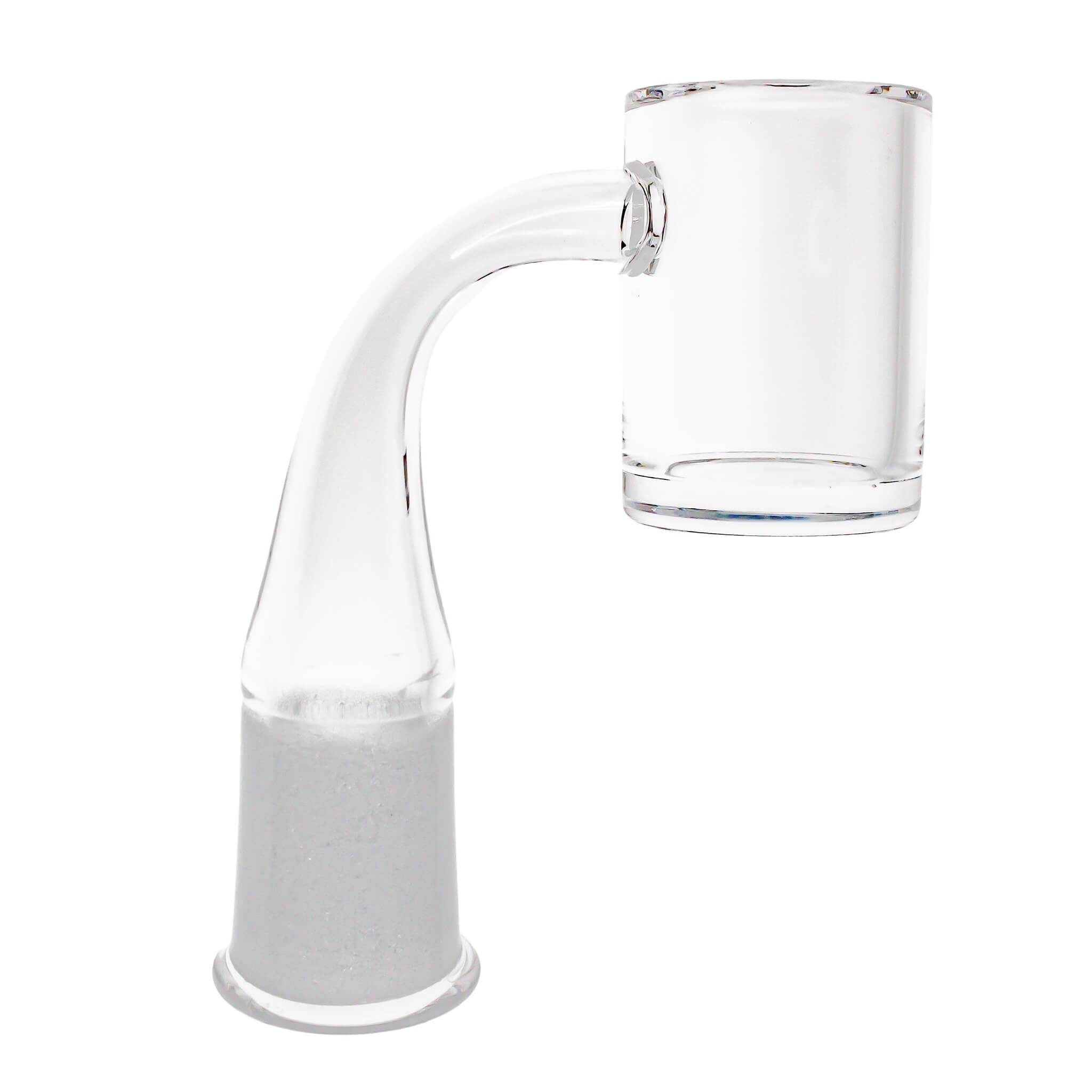 25mm Quartz Banger - Beveled Edge - Clear Bottom | 14mm Female View | the dabbing specialists