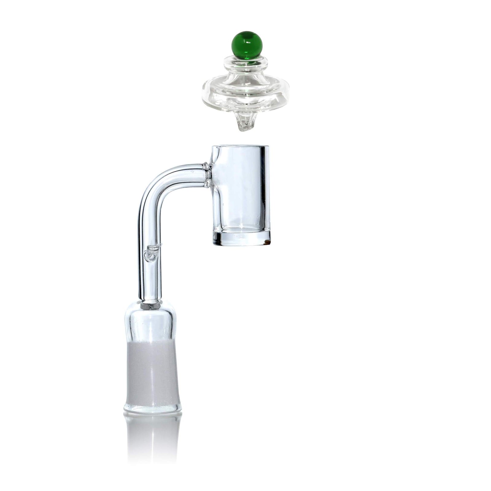 14mm Female Quartz E-Banger for 20mm Coil With Saucer Cap | Full Stack | the dabbing specialists