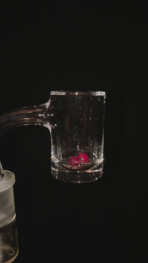 25mm Full Weld Built-In Round Bottom Quartz Banger