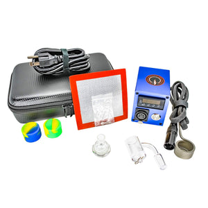 25mm Deluxe Enail Kit (Case) | Blue Kit View | the dabbing specialists
