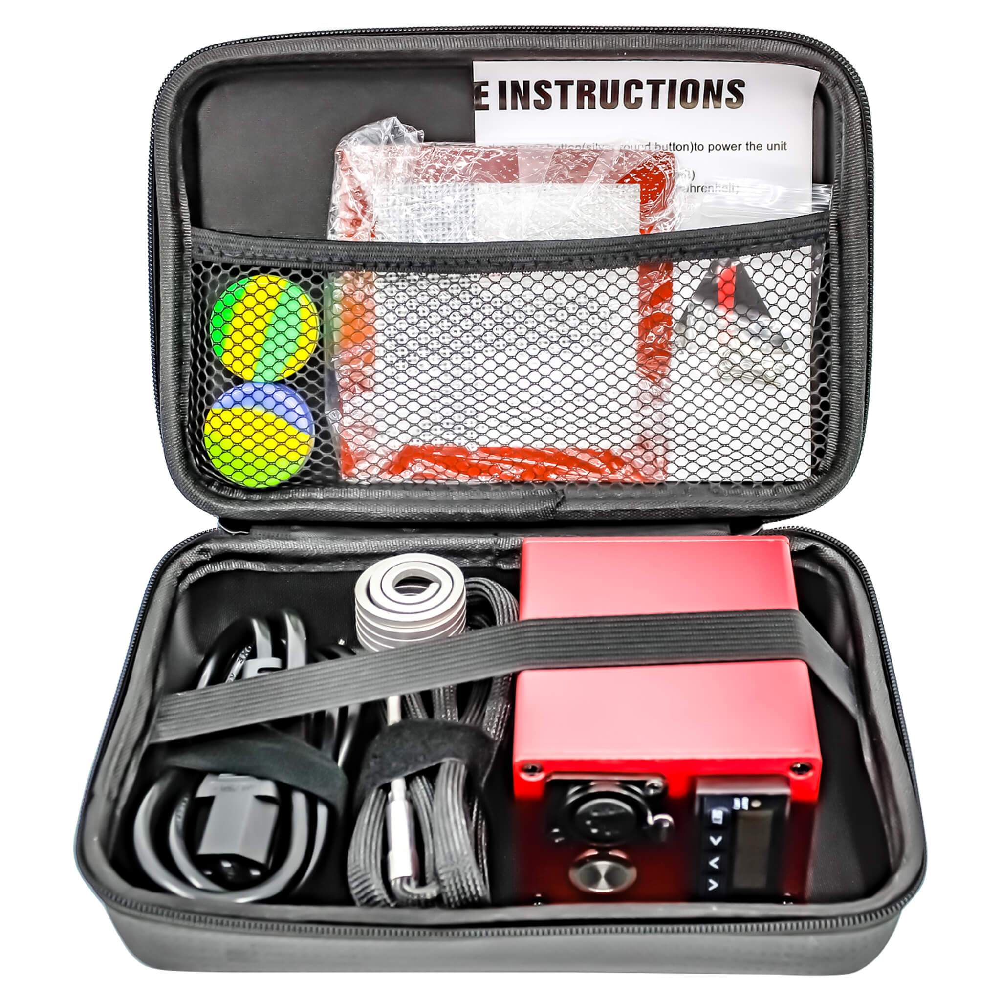 25mm Deluxe Enail Kit (Case) | In Case View | the dabbing specialists