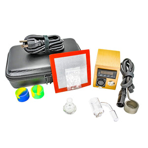 25mm Deluxe Enail Kit (Case) | Wood Grain Kit View | the dabbing specialists