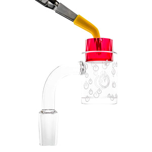 25mm Faceted Ruby Insert Cup | Drop In Cup View | the dabbing specialists
