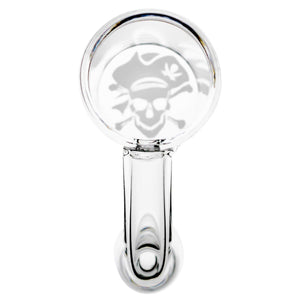 25mm Quartz Banger - Beveled Edge - Pirate Bottom | Top Down View | the dabbing specialists