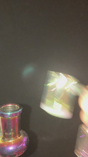 25mm Quartz Banger - Opaque Bottom - Electro Plated