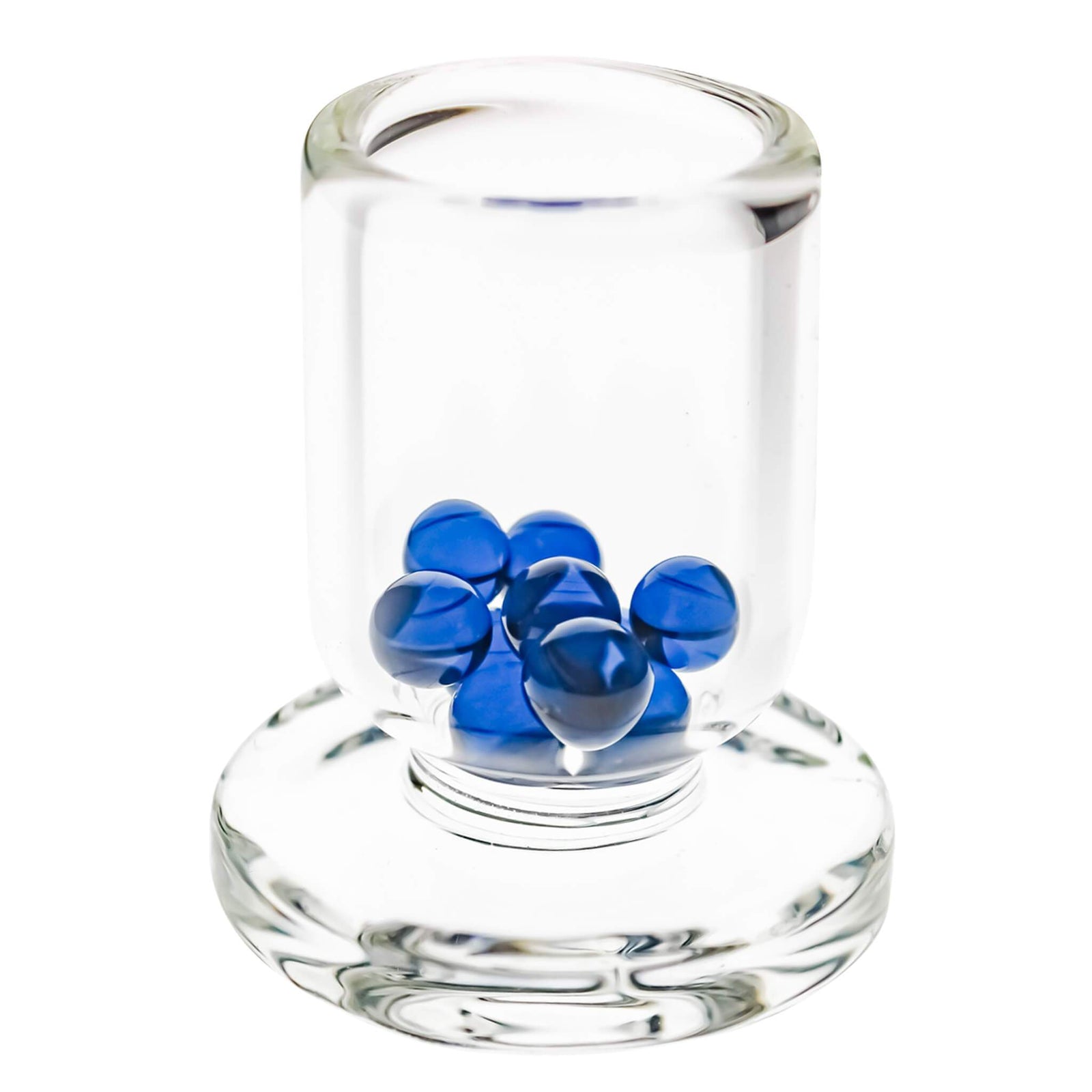 6mm Terp (Dab) Pearls | Blue Crystal Dab Pearls In Banger | the dabbing specialists