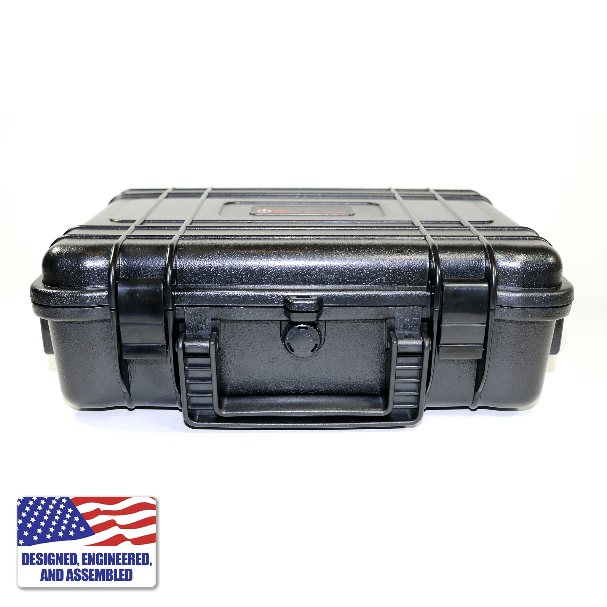 Portable Enail Case in Black - Handle View