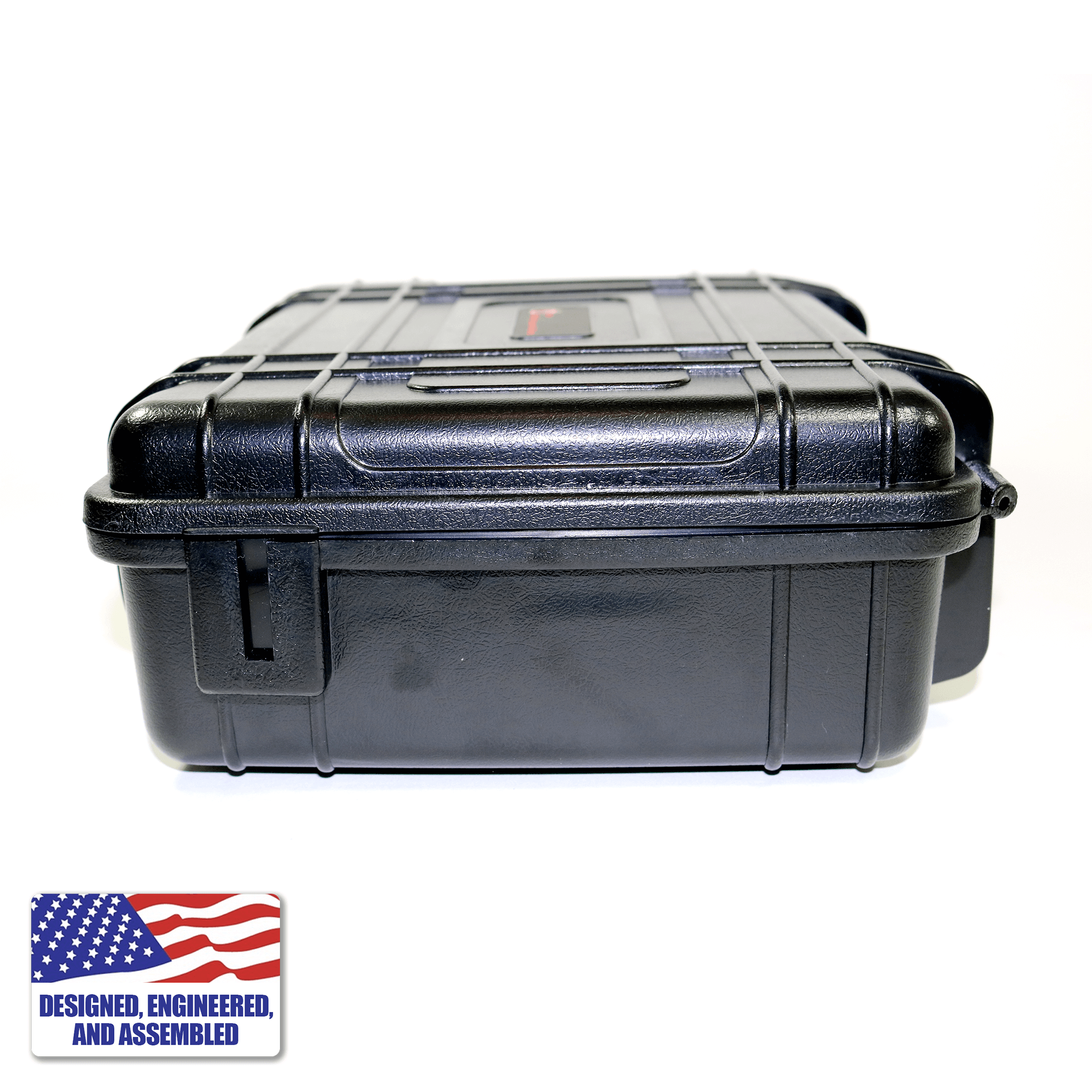 Portable Enail Case in Black - Side A View