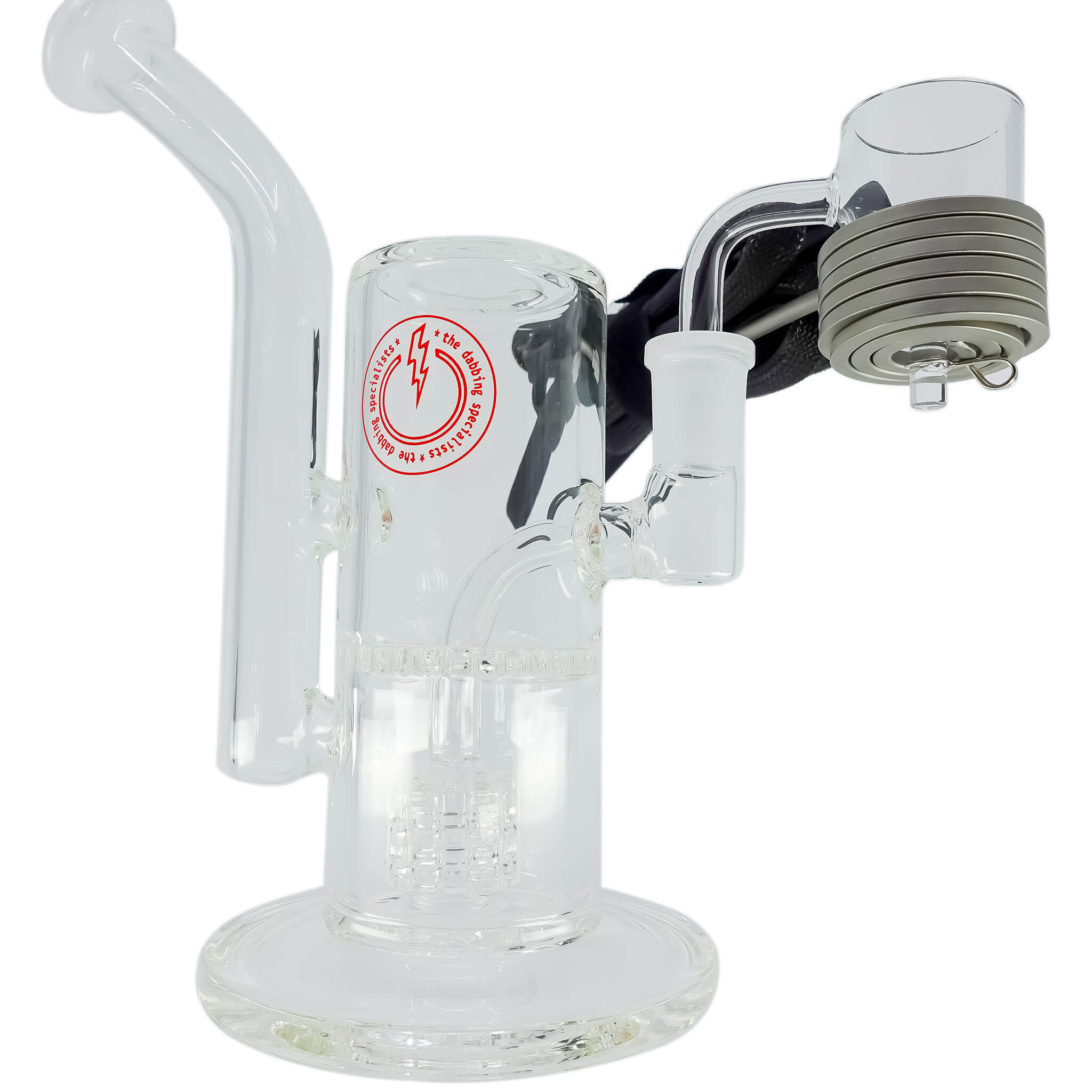 R-Clip Upgrade Spring | In Use On Rig Close Up View | the dabbing specialists