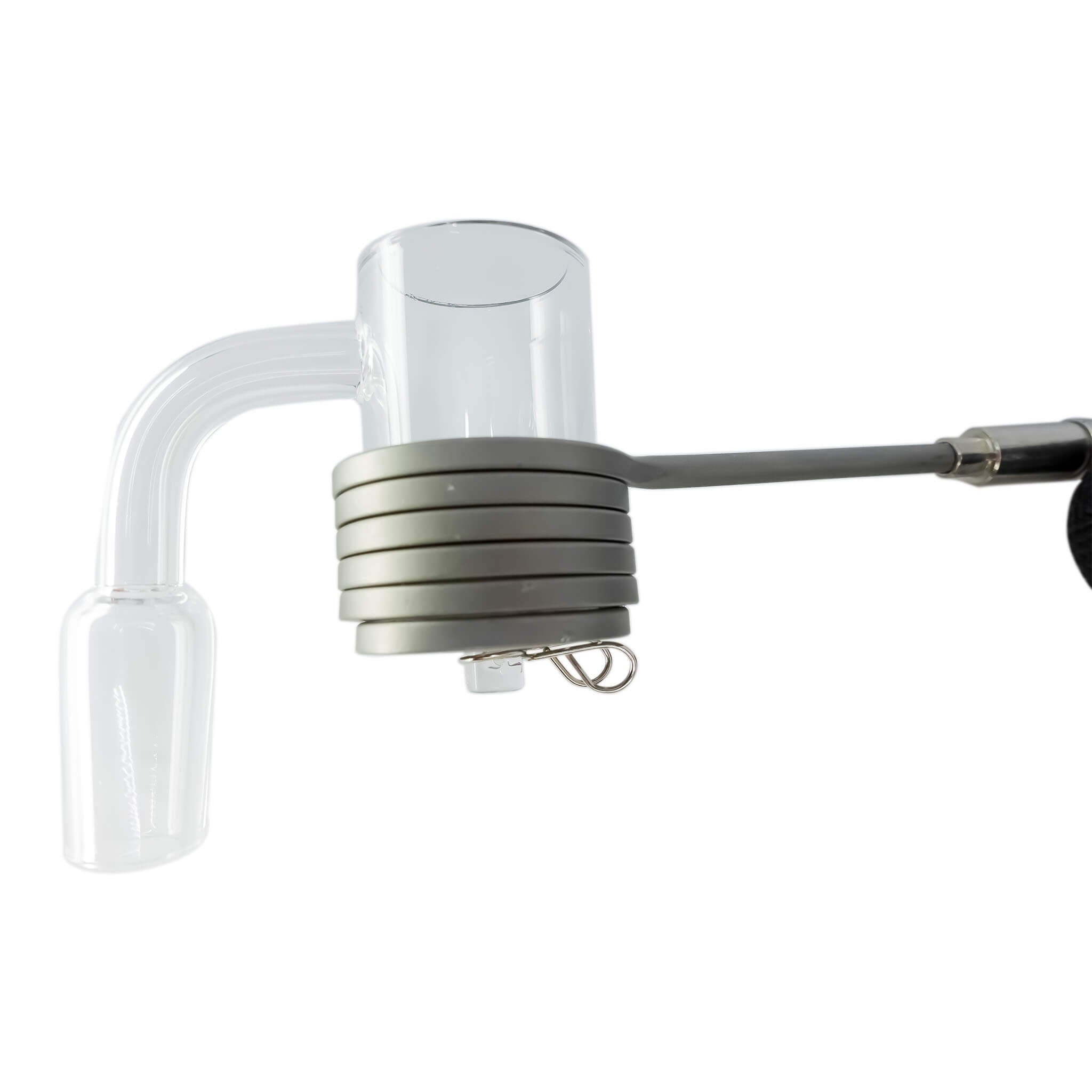 R-Clip Upgrade Spring | In Use Close Up View | the dabbing specialists