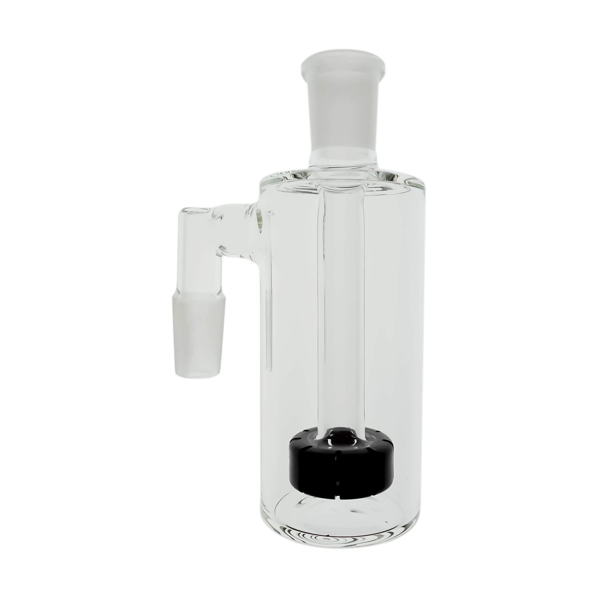 Circ Perc Ash Catcher | Black Profile View | the dabbing specialists