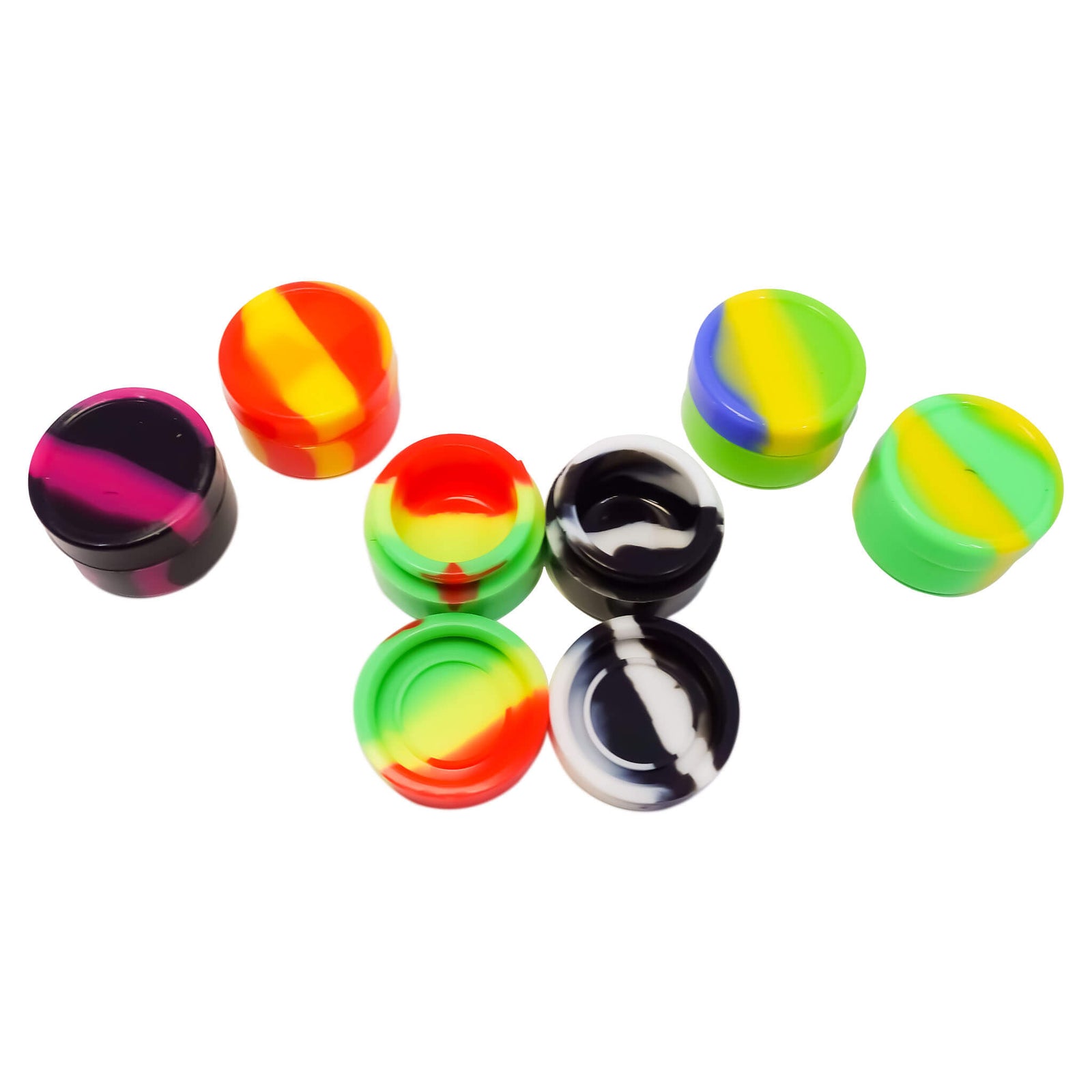 Colorful Silicone Dab Container | Color Sample View | the dabbing specialists