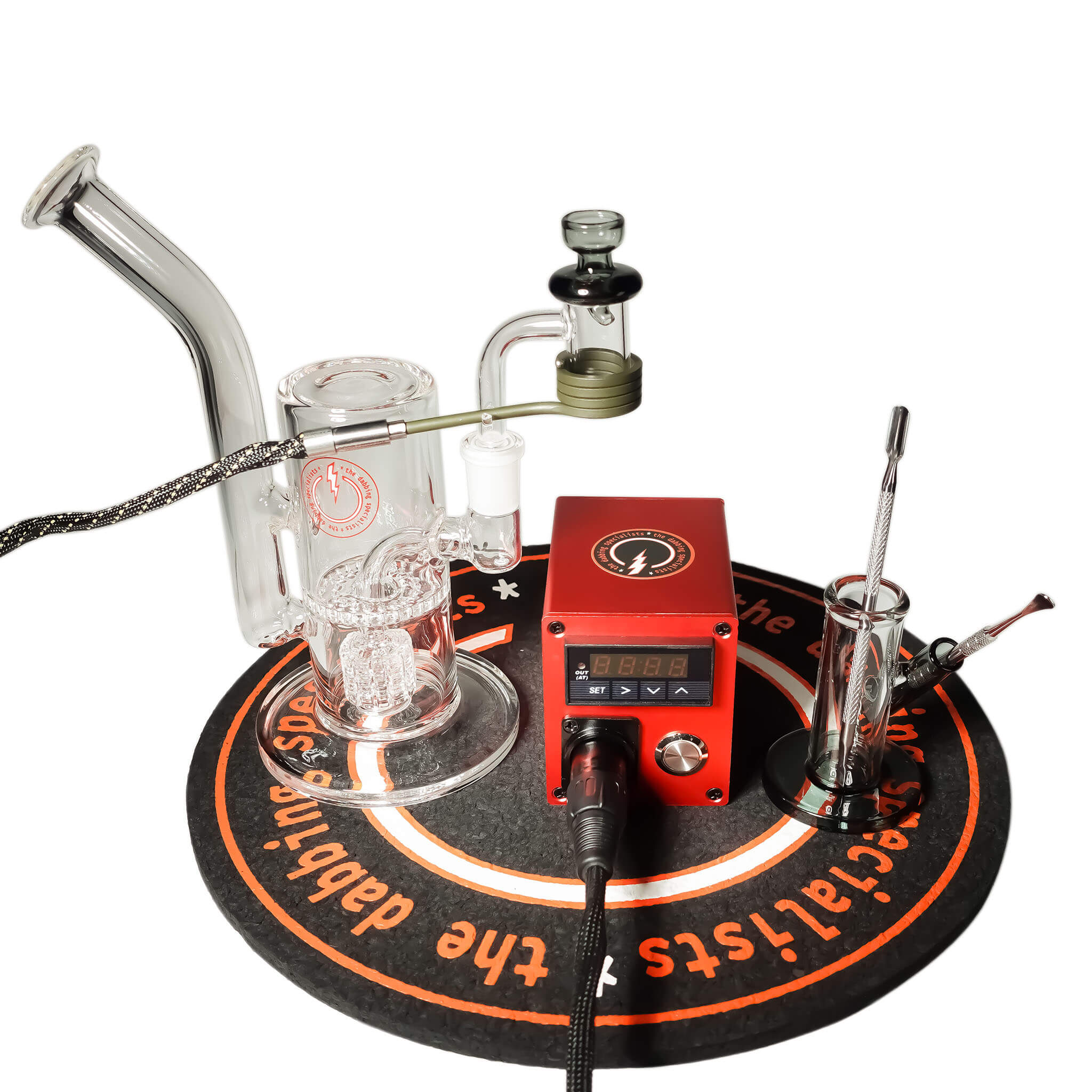 Reborn 20mm E-Banger Deluxe Enail Kit | Red Kit View | the dabbing specialists