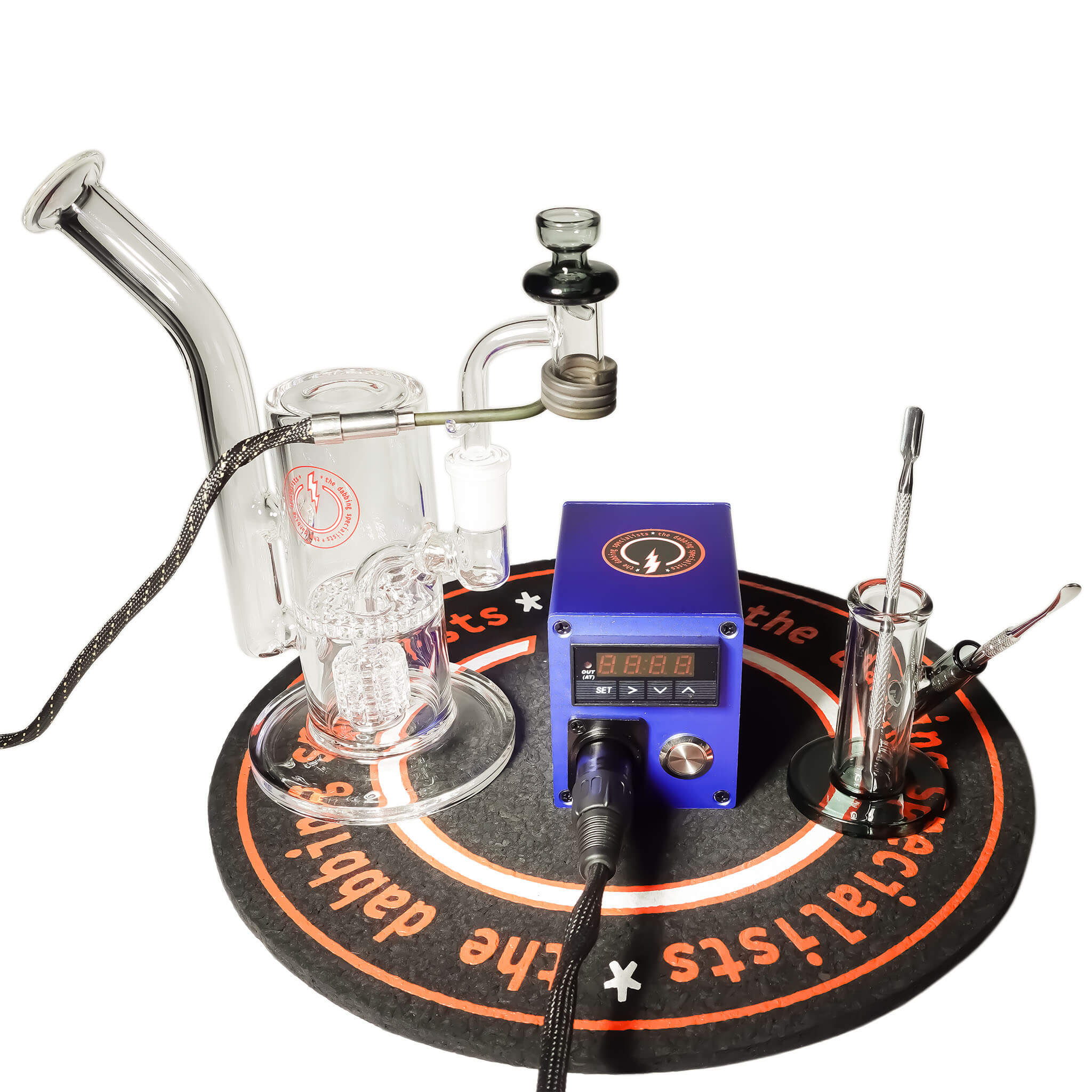 Reborn 16mm E-Banger Deluxe Enail Kit | Blue Enail Kit View | the dabbing specialists