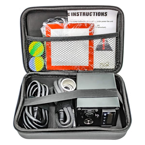 Reborn 25mm E-Banger Deluxe Enail Kit | Black Kit In Case View | the dabbing specialists