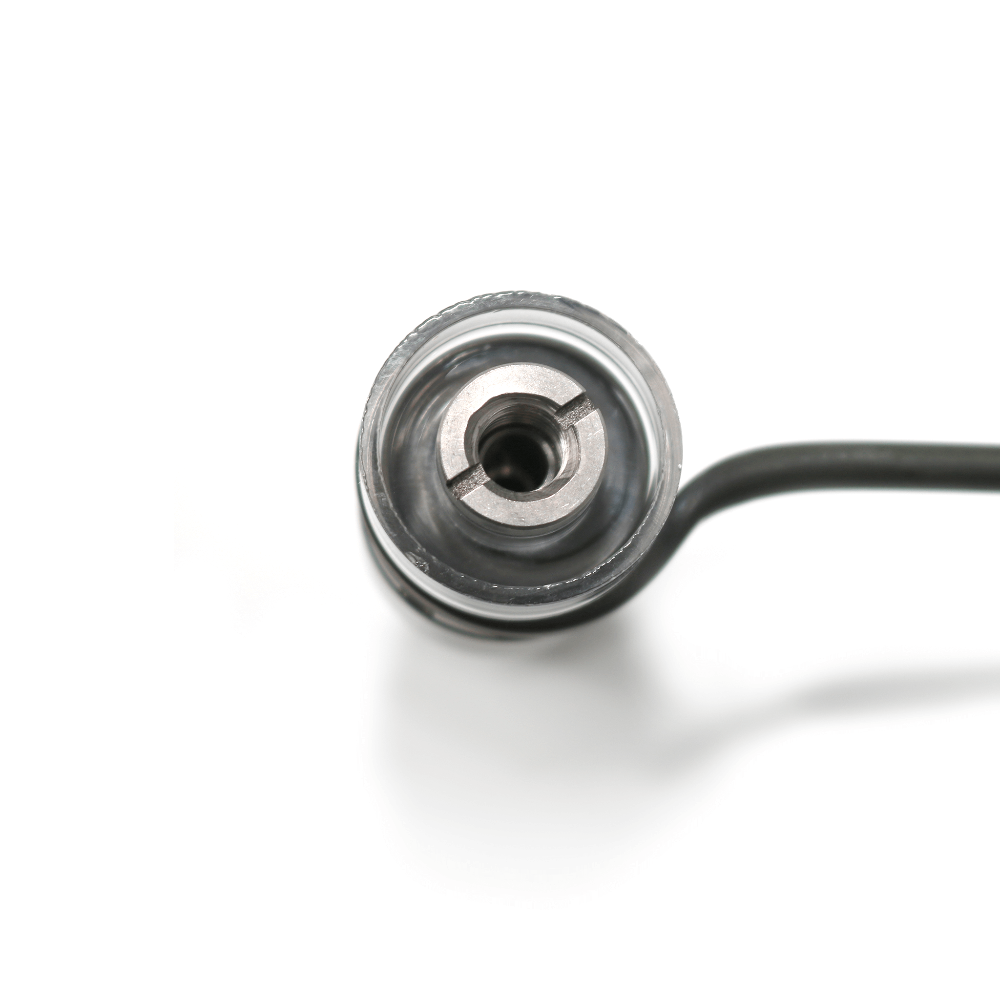 Hybrid Universal Quartz Dish Nail - Top View With Coil