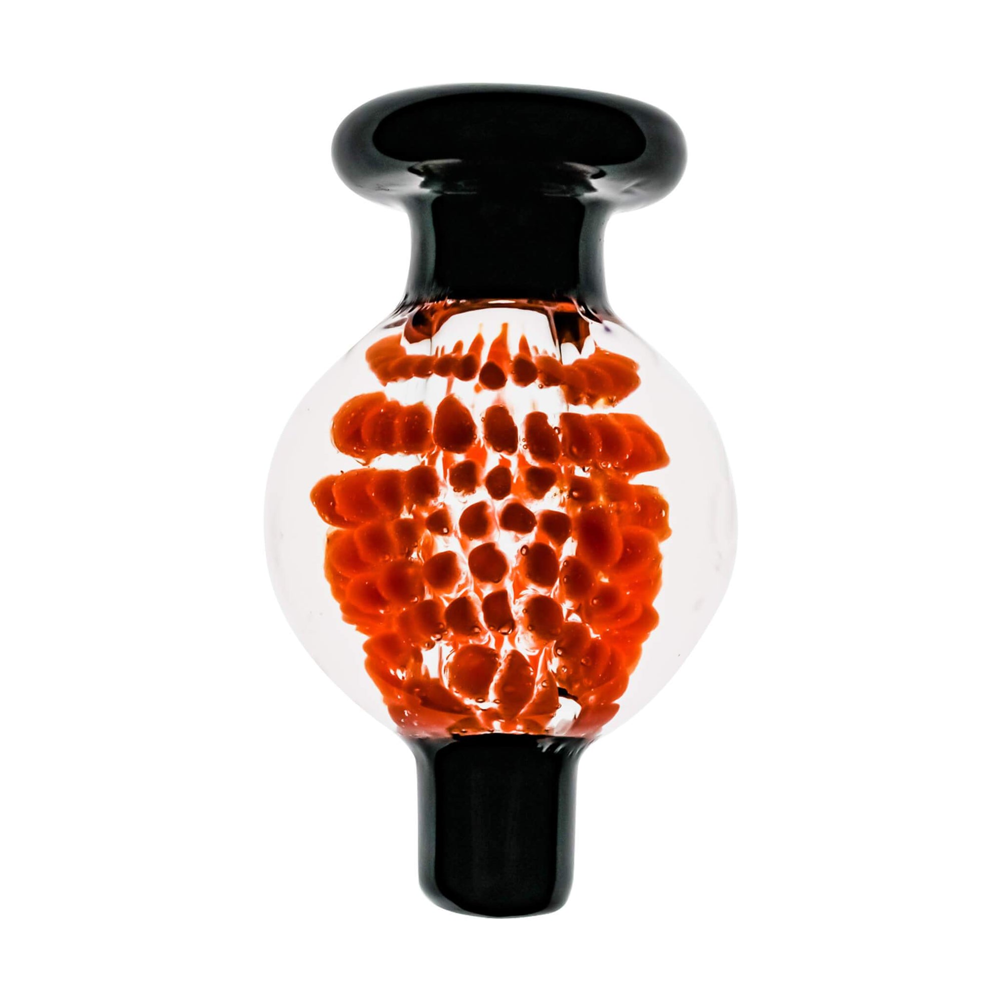 Black Flower Bubble Cap | All Four Colors Bottom View | the dabbing specialists