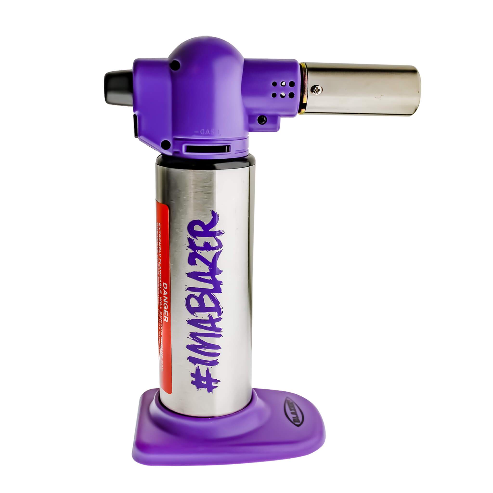Blazer Big Buddy Torch |  Purple Reverse Profile View | the dabbing specialists