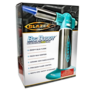 Blazer Big Buddy Torch | Aqua Boxed View | the dabbing specialists