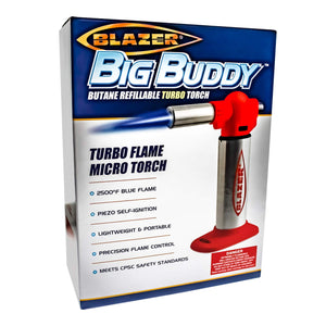 Blazer Big Buddy Torch | Red Boxed View | the dabbing specialists